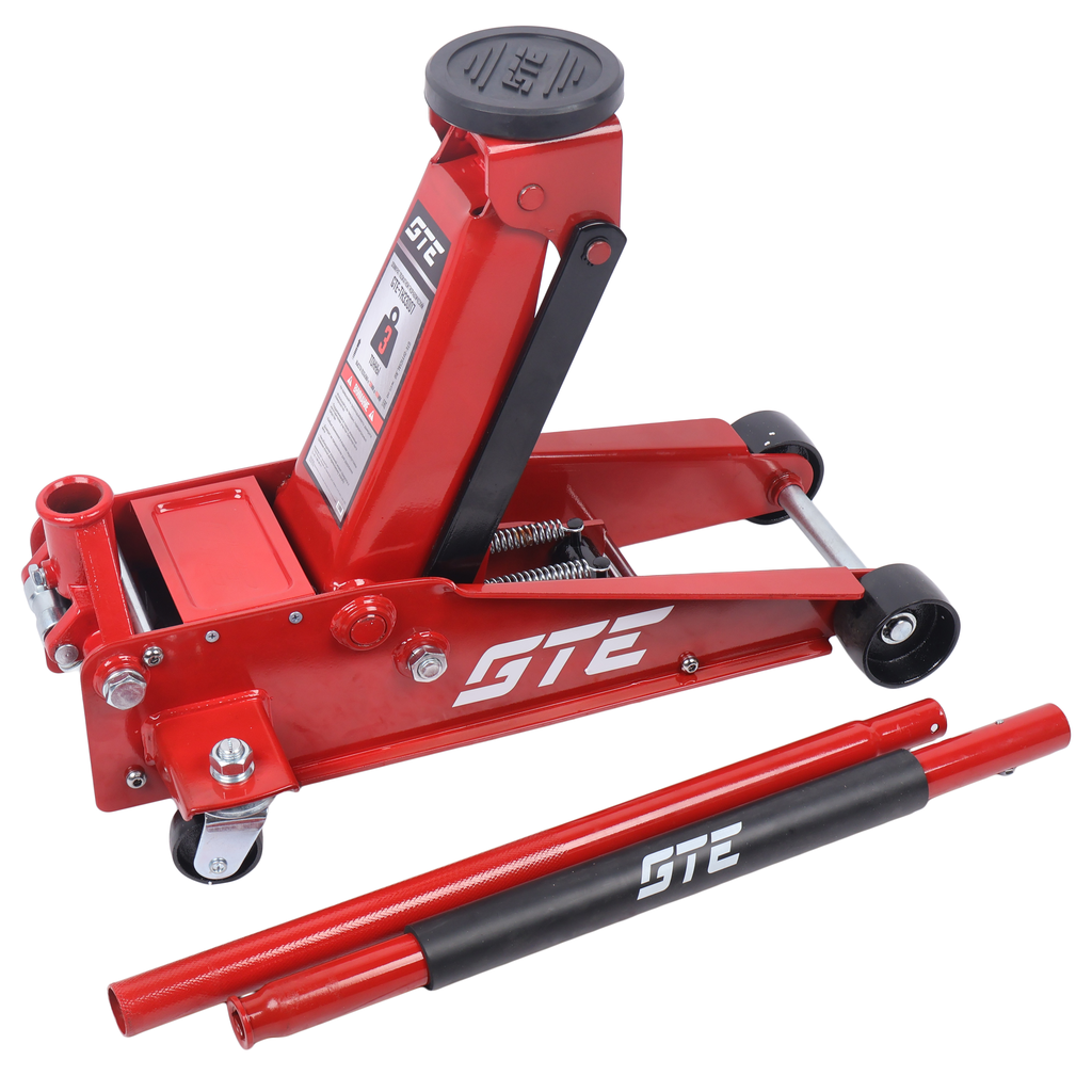 GTE-TH33007 Домкрат подкатной 3т 130-460мм двухпоршневой